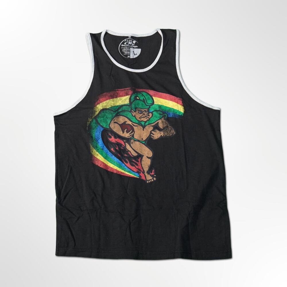 Hawaiian Style Football Tank Top - Men's Large
